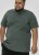 D555 Poole Circle Wave Printed Crew Neck T-shirt Khaki - T-särgid - Suured T-särgid 2XL – 14XL