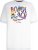 D555 SYDNEY Multi Coloured Bondi Beach Printed T-Shirt White - T-särgid - Suured T-särgid 2XL – 14XL