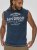 D555 Havant San Diego Printed Sleeveless T-Shirt French Navy - T-särgid - Suured T-särgid 2XL – 14XL