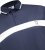 D555 Hinckley Stretch Polo With Contrast Tipping Collar Navy - Polosärgid - Meeste suured polosärgid 2XL – 8XL
