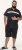 D555 Hinckley Stretch Polo With Contrast Tipping Collar Navy - Polosärgid - Meeste suured polosärgid 2XL – 8XL