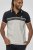 D555 Tipton Stripe Jacquard Short Sleeve Polo Navy - Polosärgid - Meeste suured polosärgid 2XL – 8XL