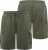 D555 Wigan 1 Elasticated Waist Fleece Cargo Shorts Khaki - Dressipüksid ja -šortsid - Spordipüksid ja Lühikesed Spordipüksid