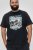 D555 Knowle Detroit Motor Bike Printed Crew Neck T-Shirt Navy - T-särgid - Suured T-särgid 2XL – 14XL