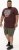 D555 Loughborough Official Gas Monkey Crew Neck T-Shirt Burgundy Black Twist - T-särgid - Suured T-särgid 2XL – 14XL