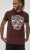 D555 Loughborough Official Gas Monkey Crew Neck T-Shirt Burgundy Black Twist - T-särgid - Suured T-särgid 2XL – 14XL