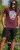 D555 Loughborough Official Gas Monkey Crew Neck T-Shirt Burgundy Black Twist - T-särgid - Suured T-särgid 2XL – 14XL