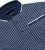 D555 Coventry AOP Polo Shirt Jacquard Collar & Ribbed Cuffs Navy - Polosärgid - Meeste suured polosärgid 2XL – 8XL