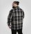 D555 Falkirk Long Sleeve Heavy Shacket Overshirt Black/Grey - Särgid - Meeste suured särgid 2XL – 8XL
