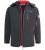 D555 Fretwell Padded Softshell Jacket with Detachable Hood Black - Jakid ja joped - Joped, suured suurused: 2XL – 12XL