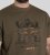 D555 Stockton Gorilla Playing Drums Crew Neck T-Shirt Khaki - T-särgid - Suured T-särgid 2XL – 14XL