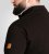 D555 Russel Fleece Sweatshirt with Chest Embroidery Black - Sviitrid ja dressipluusid - Meeste suured kapuutsiga jakid suurustes 2XL – 14XL