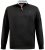 D555 Russel Fleece Sweatshirt with Chest Embroidery Black - Sviitrid ja dressipluusid - Meeste suured kapuutsiga jakid suurustes 2XL – 14XL