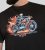 D555 Dewsbury Skeleton on Bike Crew Neck T-Shirt Black - T-särgid - Suured T-särgid 2XL – 14XL