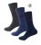 D555 Harold 2 Multi Color Pack of 3 Extra Wide Comfort Fit Socks - Aluspesu ja ujumisriided - Aluspesu 2XL-8XL