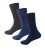 D555 Harold 2 Multi Color Pack of 3 Extra Wide Comfort Fit Socks - Aluspesu ja ujumisriided - Aluspesu 2XL-8XL