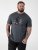 D555 Craig Gorilla Biker T-särk Pildiga Tumehall - T-särgid - Suured T-särgid 2XL – 14XL