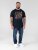 D555 Otto Official Pink Floyd 50th Anniversary T-särk Pildiga Tumesinine - T-särgid - Suured T-särgid 2XL – 14XL