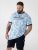 D555 Shoreham AO T-särk Venice Beach Pildiga Sinine - T-särgid - Suured T-särgid 2XL – 14XL