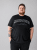 Jack & Jones CALEB VARSITY O-Neck T-Shirt Black - T-särgid - Suured T-särgid 2XL – 14XL