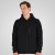 Double Outfitters MTOP-1160 Tõmblukuga kapuutsiga pusa Must - Sviitrid ja dressipluusid - Meeste suured kapuutsiga jakid suurustes 2XL – 14XL