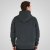 Double Outfitters MTOP-1160 Tõmblukuga kapuutsiga pusa Tumeroheline - Sviitrid ja dressipluusid - Meeste suured kapuutsiga jakid suurustes 2XL – 14XL