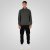 Double Outfitters MTOP-1163 Poole tõmblukuga dressipluus Khaki - Sviitrid ja dressipluusid - Meeste suured kapuutsiga jakid suurustes 2XL – 14XL