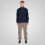 Double Outfitters MTOP-1163 Poole tõmblukuga dressipluus Tumesinine - Sviitrid ja dressipluusid - Meeste suured kapuutsiga jakid suurustes 2XL – 14XL