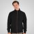 Double Outfitters SEL-1168 Tõmblukuga dressipluus Must - Sviitrid ja dressipluusid - Meeste suured kapuutsiga jakid suurustes 2XL – 14XL