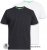 D555 Fenton 2-pack Black/White T-shirt - T-särgid - Suured T-särgid 2XL – 14XL