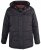 D555 Lonsdale Parka Style Jacket With Embroidery Patch On Sleeve Black - Jakid ja joped - Joped, suured suurused: 2XL – 12XL