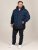 D555 Hank Ripstop Contrast Panelled Padded Hooded Jacket Tumesinine - Jakid ja joped - Joped, suured suurused: 2XL – 12XL