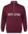 North Latitude Half Zip Dressipluus Veinipunane - Sviitrid ja dressipluusid - Meeste suured kapuutsiga jakid suurustes 2XL – 14XL