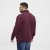 North Latitude Half Zip Dressipluus Veinipunane - Sviitrid ja dressipluusid - Meeste suured kapuutsiga jakid suurustes 2XL – 14XL