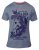 D555 CLAYTON Honolua Bay T-shirt Denim Marl - T-särgid - Suured T-särgid 2XL – 14XL
