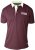 D555 NASH Short Sleeve Rugby Shirt Burgundy - Polosärgid - Meeste suured polosärgid 2XL – 8XL