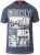 D555 RUEBEN NY City Print T-Shirt Denim - T-särgid - Suured T-särgid 2XL – 14XL