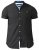 D555 Dwight Short Sleeve Shirt Black - Särgid - Meeste suured särgid 2XL – 8XL