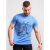D555 Monty T-shirt Blue - T-särgid - Suured T-särgid 2XL – 14XL