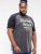 D555 Lismore Raglan Sleeve San Diego Printed T-Shirt Charcoal - T-särgid - Suured T-särgid 2XL – 14XL