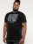 D555 Willoughby NYC Dot Printed T-Shirt Black - T-särgid - Suured T-särgid 2XL – 14XL