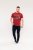 D555 Brisbane Santa Monica Route 66 Printed T-Shirt Red - T-särgid - Suured T-särgid 2XL – 14XL