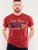 D555 Brisbane Santa Monica Route 66 Printed T-Shirt Red - T-särgid - Suured T-särgid 2XL – 14XL
