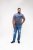 D555 Anson Originals Printed T-shirt Denim Marl - T-särgid - Suured T-särgid 2XL – 14XL
