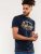 D555 Jasper Authentic Printed T-shirt Navy - T-särgid - Suured T-särgid 2XL – 14XL