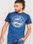 D555 Porter Raglan Sleeve Printed T-Shirt Blue - T-särgid - Suured T-särgid 2XL – 14XL