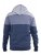 D555 Columbus Cut And Sew Panelled Zip Through Hoody Blue - Sviitrid ja dressipluusid - Meeste suured kapuutsiga jakid suurustes 2XL – 14XL