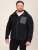 D555 Damien Micro Fleece Zip Through Hoody Must/Hall - Sviitrid ja dressipluusid - Meeste suured kapuutsiga jakid suurustes 2XL – 14XL
