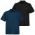 JP1880 704317 Polosärk 2 tk Keskmine sinine - Polosärgid - Meeste suured polosärgid 2XL – 8XL