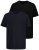 JP1880 711318 V-kaelusega T-särk 2 tk Must - T-särgid - Suured T-särgid 2XL – 14XL